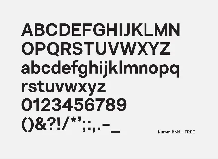 Nurom font