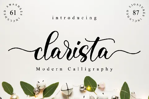 Clarista font