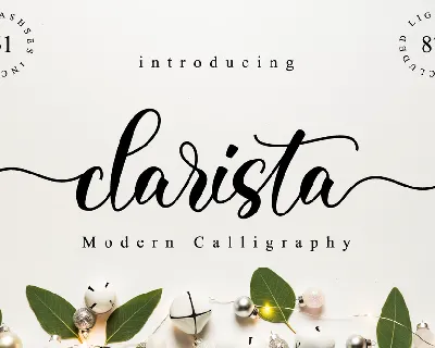 Clarista font