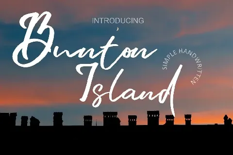 Bunton Island font