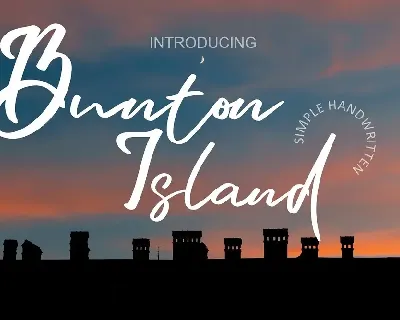 Bunton Island font