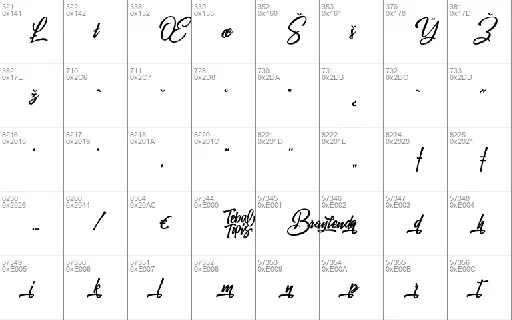 Braylend Script font