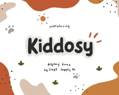 Kiddosy Display font