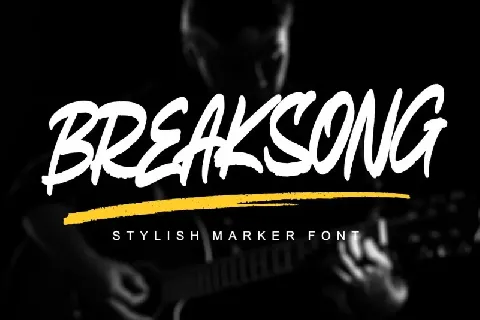 Breaksong font