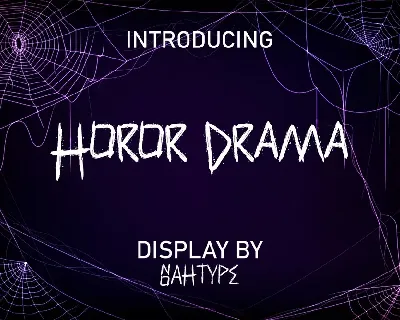 Horor Drama font