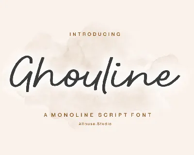 Ghouline font