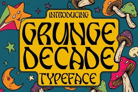 Grunge Decade Display font