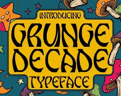 Grunge Decade Display font