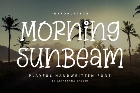 Morning Sunbeam font