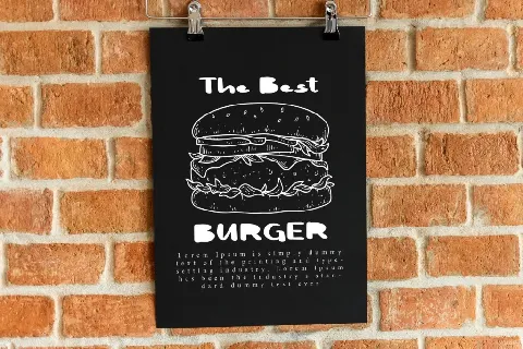 Burger M Demo font
