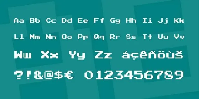 Press Start 2P font