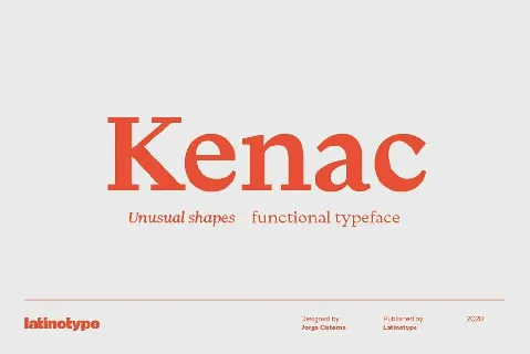 Kenac font