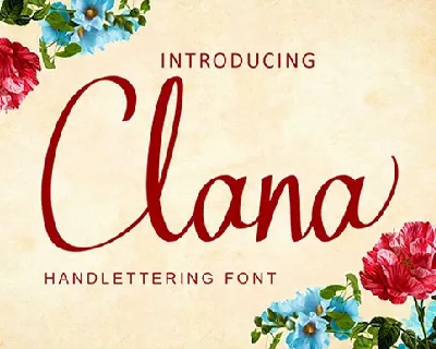 Clana font