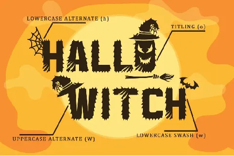 Hallo Witch - Personal Use font