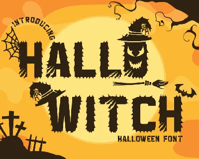 Hallo Witch - Personal Use font