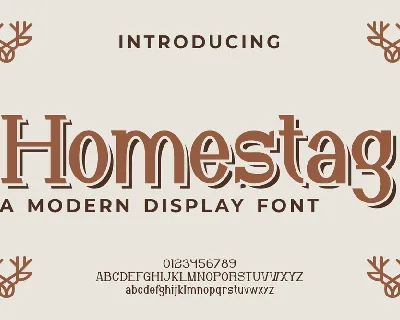 Homestag font