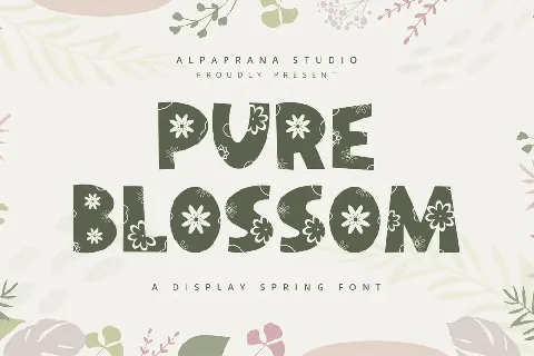 Pure Blossom font