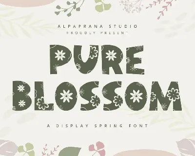 Pure Blossom font