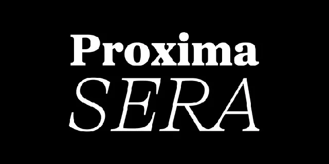 Proxima Sera Family font