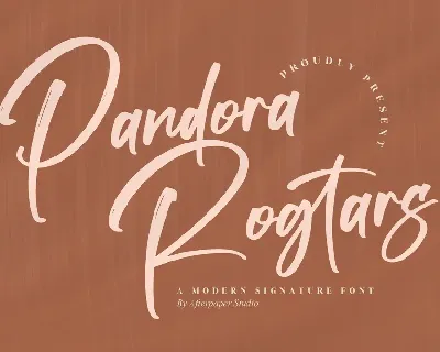Pandora Rogtars font