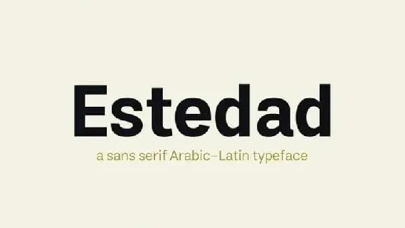 Estedad – Sans Serif family font