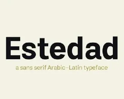 Estedad – Sans Serif family font