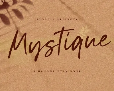 Mystique Handwritten font
