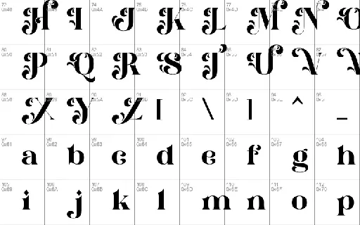 Bigio font