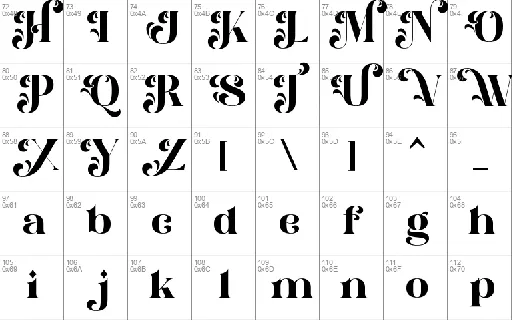 Bigio font