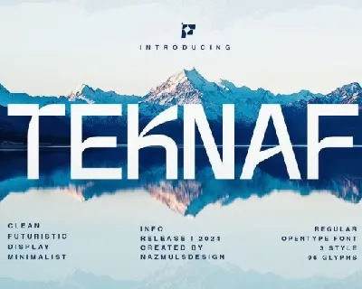 Teknaf font