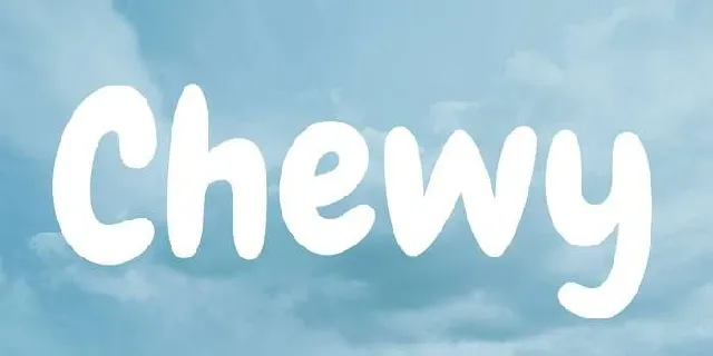 Chewy font