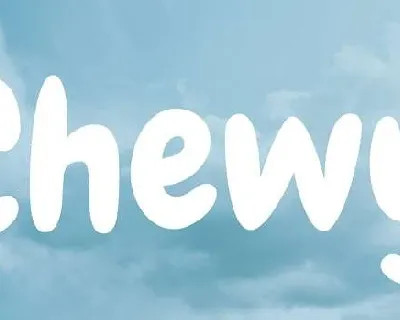 Chewy font