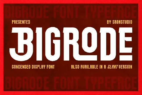 Bigrode font