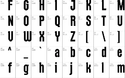 Bigrode font