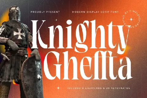 Knighty Gheffta Serif font