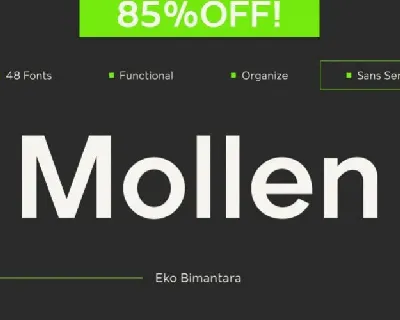 Mollen Sans font