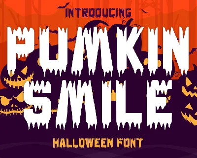 Pumpkin Smile - Personal Use font