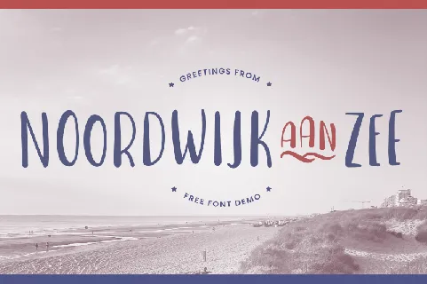 Noordwijk aan Zee font