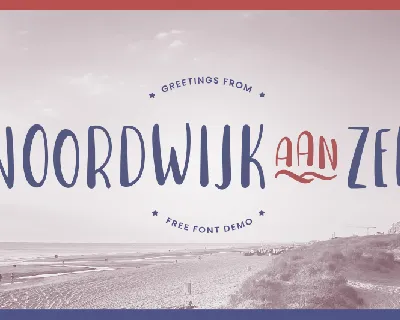 Noordwijk aan Zee font