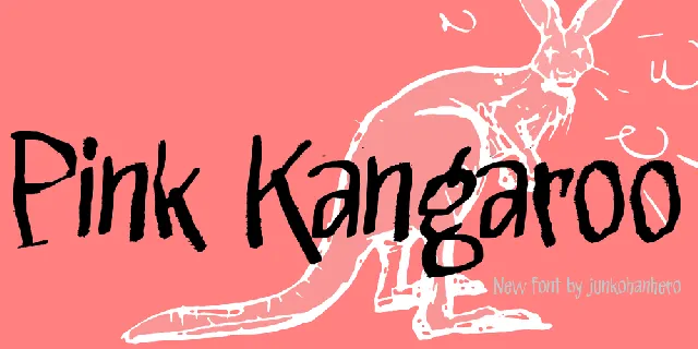 Pink Kangaroo font