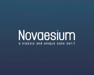 Novaesium Family font