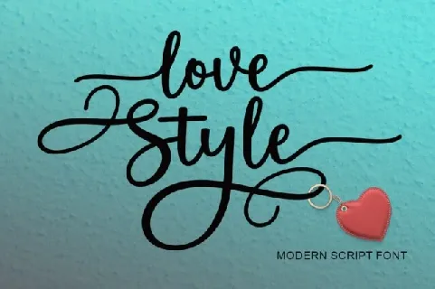 Love Style Script font