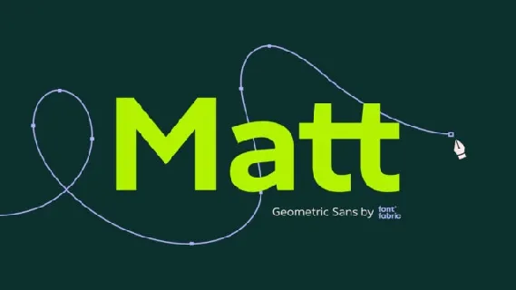 Matt Family font