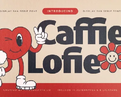 Caffie Lofie Sans Serif font