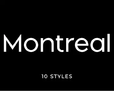 Montreal font