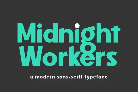 Midnight Workers font