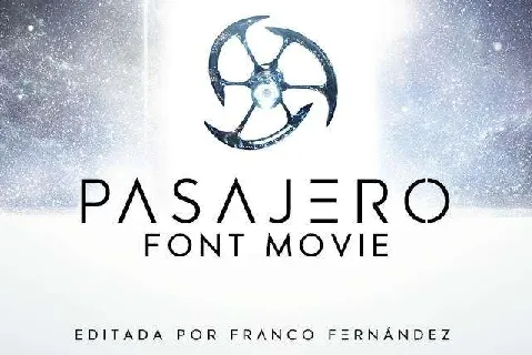 Pasajero font