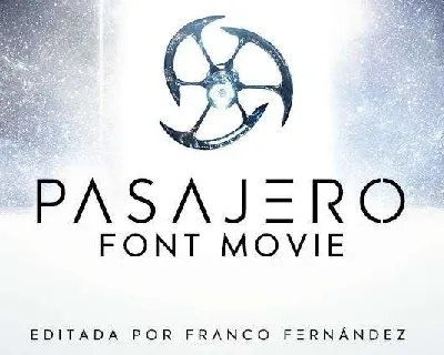 Pasajero font