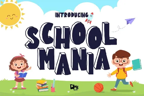 School Mania font