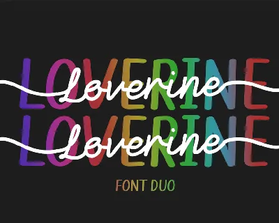 Loverine font